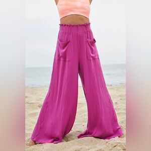 Free People Blissed Out Wide Leg Pants